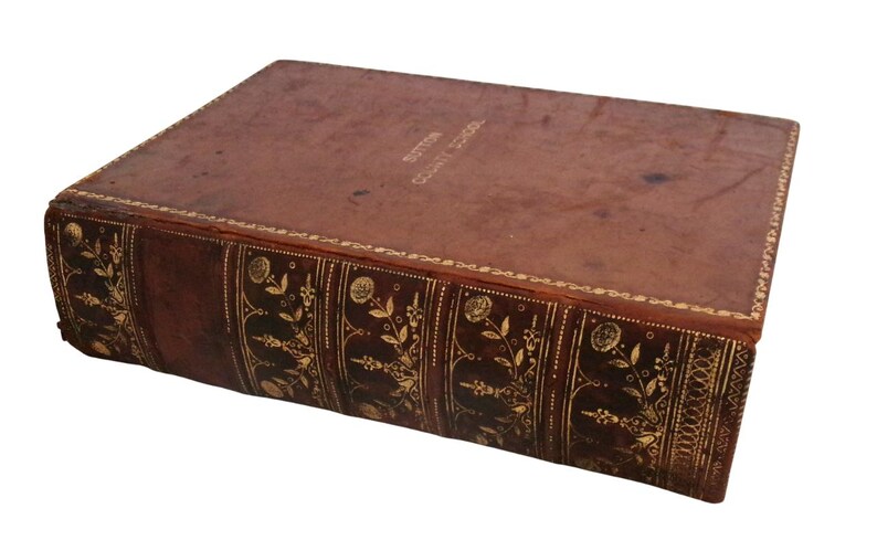 c1910 HOW It IS MADE By Archibald Williams, Full Leather Prize Binding, Fascinating Antique Manufacturing Book, Edwardian Machines! image 3
