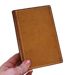 1863 THE GOLDEN TREASURY By Francis Turner Palgrave, Full Leather Binding, Lyrical Poems & Songs, Victorian Classic Book
