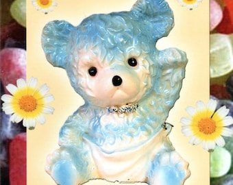 NEW BABY Cute Greeting CARD By Slim & Sugar, Vintage Style Collage Ephemera Original Design Greetings Card, Retro 1950s Kitsch Pop Art!