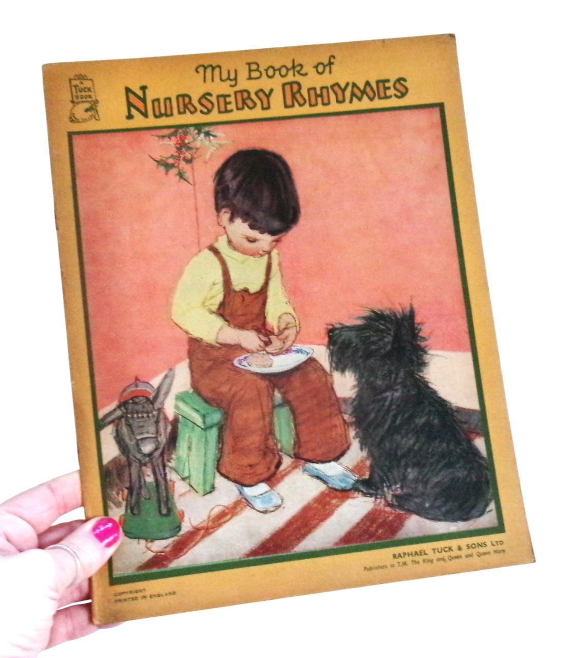 絵本・児童書 MODRY KOCOUREK C1935 ミュリエル・ドーソン作「My Book Of Nursery RHYMEs