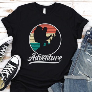 Hiking Shirt Adventure Outdoor Camping Hiker Gift T-shirt / Retro Vintage  Mountains  Shirt