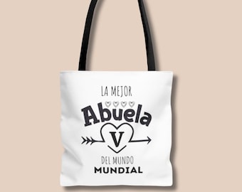 Bolsa de tela personalizada para abuela: regalo para abuela española