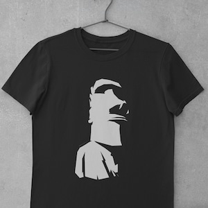 Alien Conspiracy T-shirt Chili Paaseiland Isla de Pascua Moai Stone Head Statue