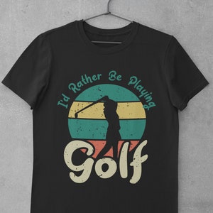Retro Golf T-Shirt: Funny Golfing Gift, Unisex Short-Sleeve