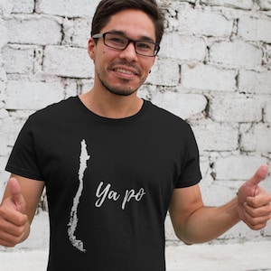 Funny Chile T-Shirt Gift Fo Chilean Shirt Chile Map polera chile flag, hile t shirt, Camiseta de Chile Flag Chilean Ya Po