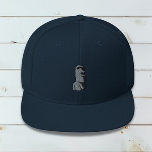 Chili Paaseiland Isla de Pascua Moai stenen hoofd standbeeld Alien Conspiracy Snapback hoed