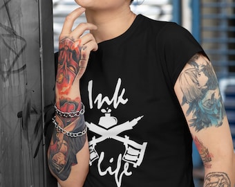 Tattoo Artist T-Shirt: Ink Life Unisex Tee