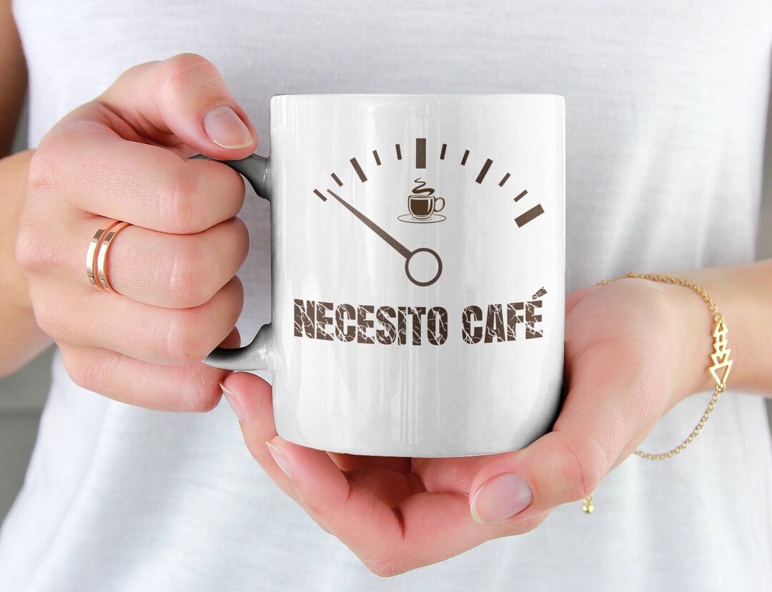 Coffee Mug in Spanish I Need Coffee Necesito Cafe in Spanish Etsy