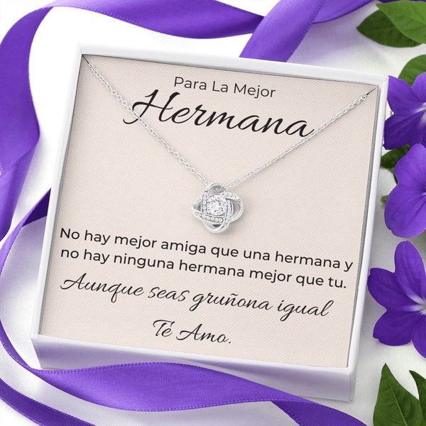 Regalo Personalizado Hermana Collar Para Mujer Hermana Menor Hermana Mayor Joyas de Regalo Collar Personalizado Para Hermanas