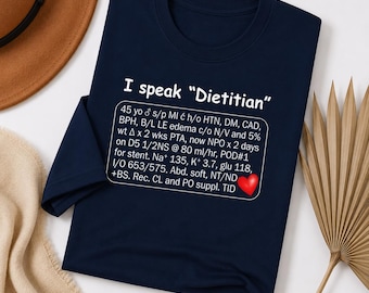 Camiseta divertida para dietistas, Camiseta "Ningún dietista jamás dijo eso", Regalo para dietistas registrados, Camiseta para nutricionistas, Regalo de graduación para dietistas registrados, Humor para dietistas