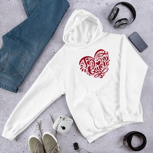 Te Quiero Love You in Spanish Valentine's Day Gifts Unisex Hoodie Regalo Para el Dia de los Enamorados