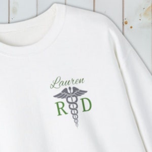 Ideias de presentes PERSONALIZADOS para nutricionistas, presentes para nutricionistas, dietistas, nutricionistas, equipes, ideias para presentes [branco/cinza esportivo]