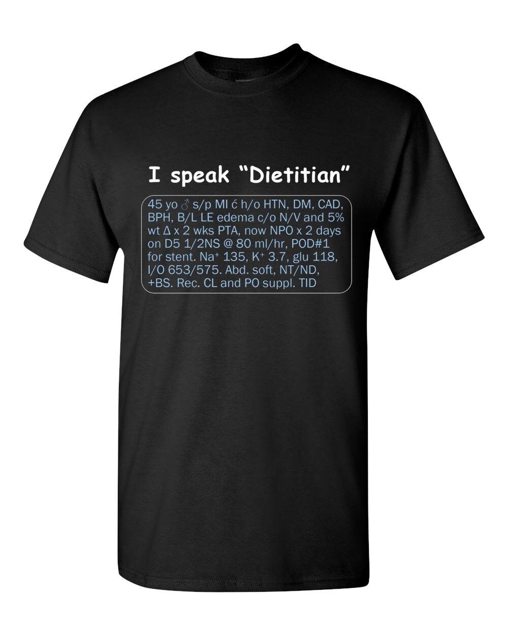 Clinical Dietitian Shirt i Speak 'dietitian' - Etsy