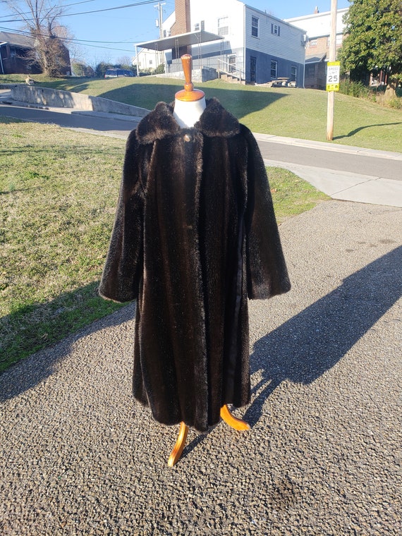 Vintage Faux Fur Coat Mincara by 