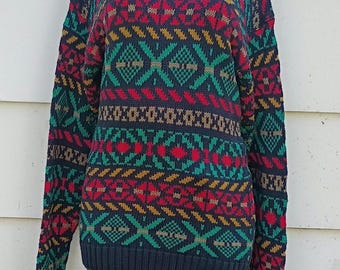 Vintage Grandpa Sweater Size Medium