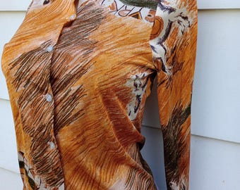 Vintage Western Mens Button Up
