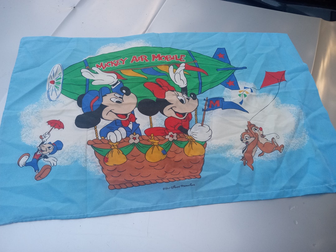 Vintage Disney Characters Pillowcase Etsy