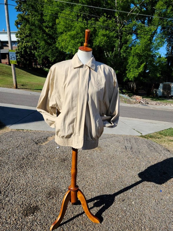 Vintage Deadstock Napa Valley Khaki Zip Up Jacket