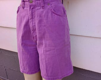 Vintage Purple Jean Shorts Size 12