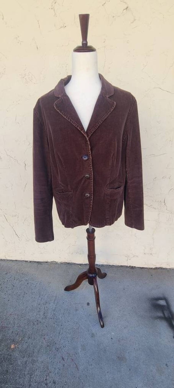 Vintage Brown Corduroy Jacket Size XL