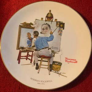 ノーマン・ロックウエル★切手シート「Triple Self-portrait」 ノーマン・ロックウエル☆切手シート「Triple Self-portrait