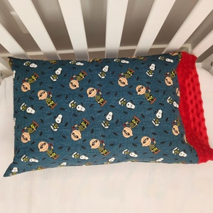 Peanuts Halloween toddler pillowcase