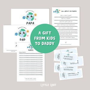 Dad&#39;s TIME CAPSULE Keepsake Gift. Father&#39;s Day Diy Bundle Gift | Personalised Kids Gift for Dad | DIY Father&#39;s Day | Father&#39;s Day Gift