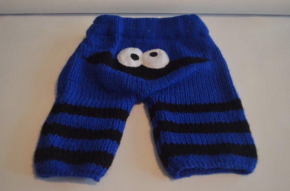 WeTheAList - Cookie Monster Inspired Knit Pants - Cookie Monster Pants ...