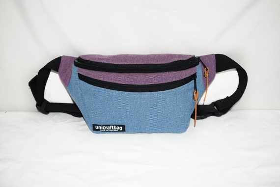 purple bum bag