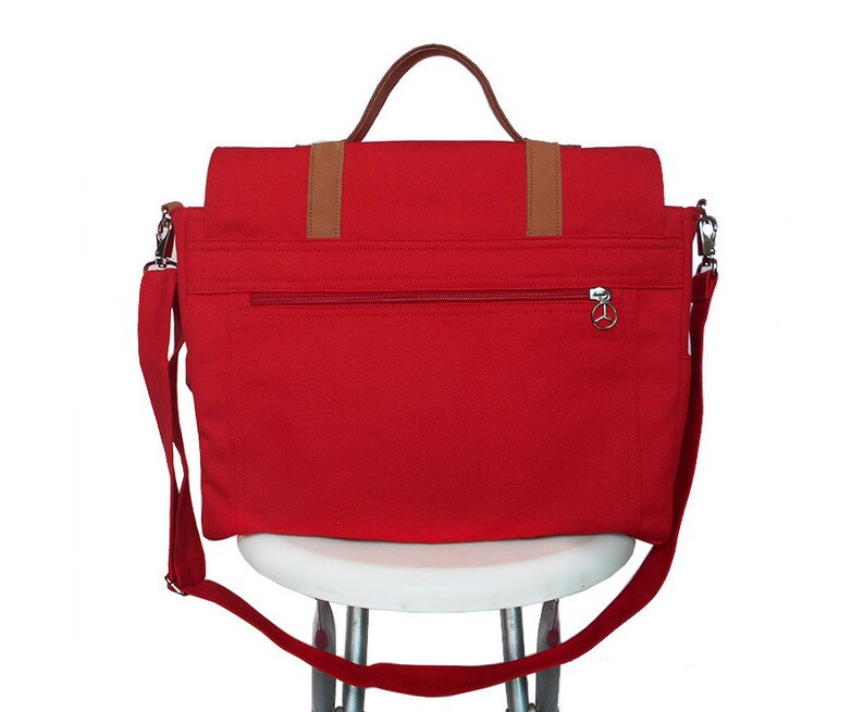 Red Messenger Bags/Handbags/Bags&Purses/School Bags/Canvas Etsy