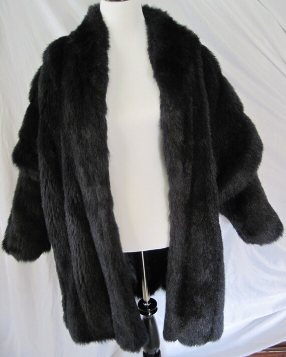 vintage faux mink coat - Gem