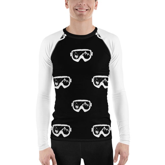 Men's Ski Long Sleeve Athletic T-shirt 