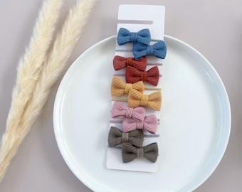 Cintas suaves para el pelo/Coleteros pequeños/Accesorios delicados para bebés y niños pequeños/Lazos para el pelo de bebé/Regalos de Navidad/Regalos para calcetines navideños