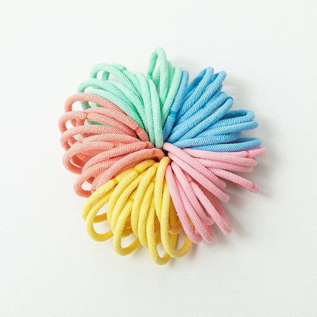 Gentle Baby Hair Ties, Toddler Hair Ties, Rainbow Hair Ties, Baby Hair