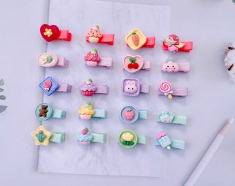Set of 5 Fully Lined Baby Hair Clips| Gentle Hair Accessories for Babies and Toddlers| Christmas Gift| Stocking Stuffers