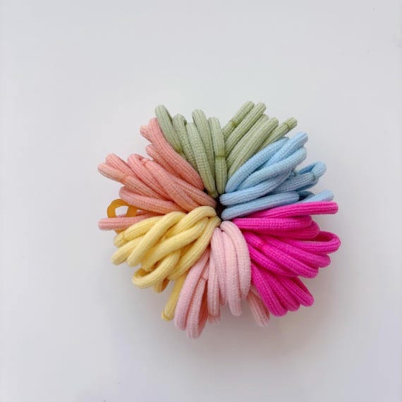 Soft Baby Hair Ties| Small Hoop Ponytail Holders| Baby Toddler Hair Accessories| Rainbow Color| Christmas Gifts| Stocking Stuffers