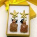 Orecchini Pendenti Stella Marina Grandi – Oro, In Metallo, Stile Boho Vintage Per L'estate