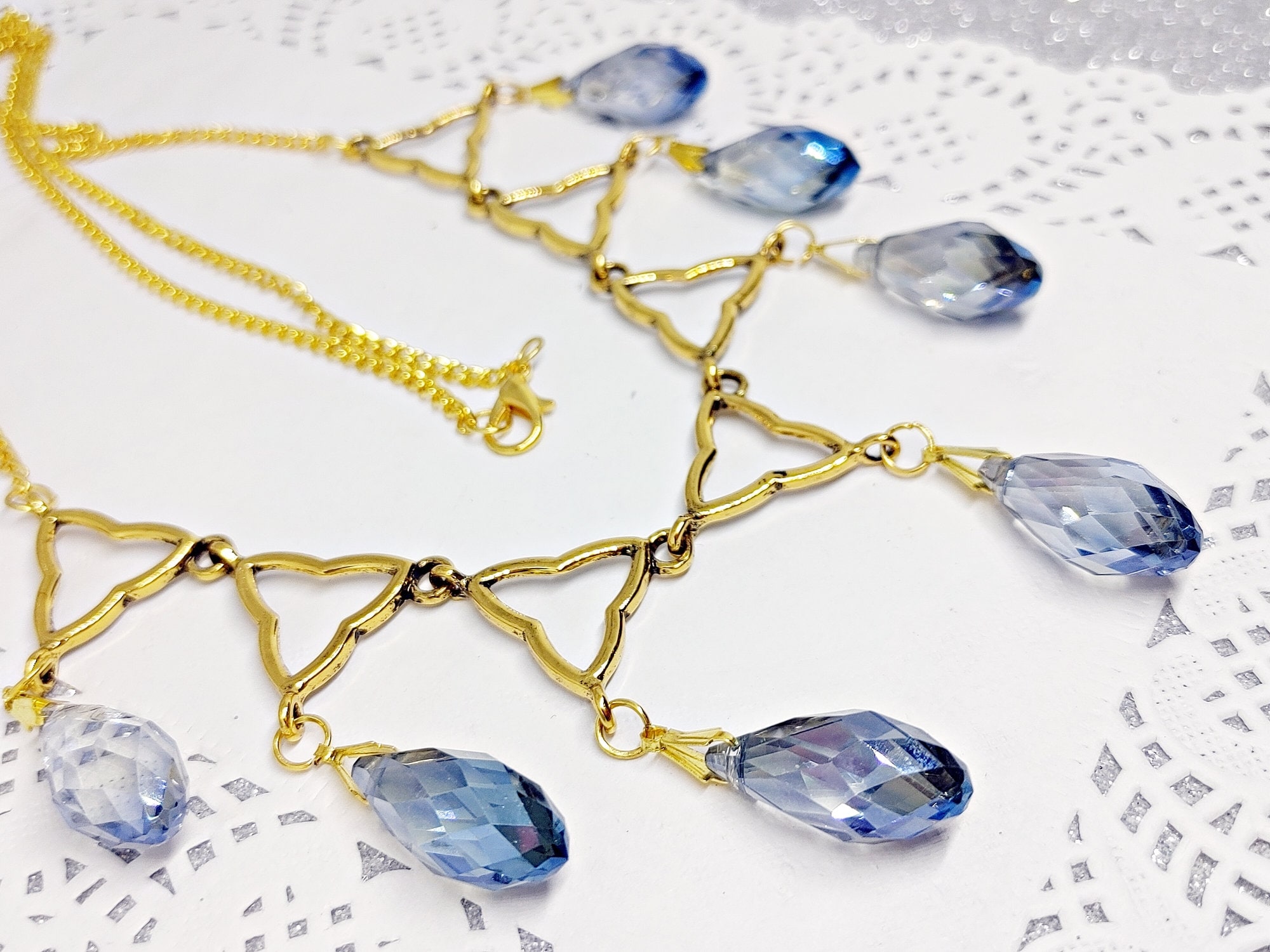 Sansa Stark Inspired Purple Wedding Poison Necklace, Game of