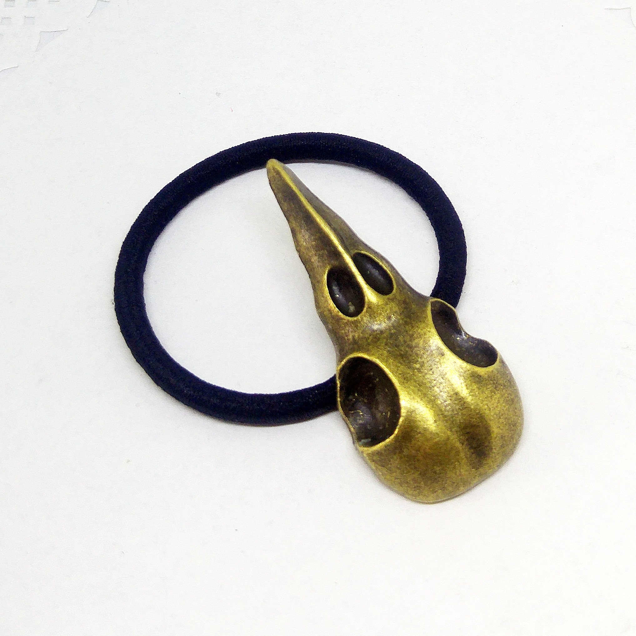 Ciondolo A Forma Di Teschio Di Corvo In Argento 925 Fatto A Mano - Foto 11