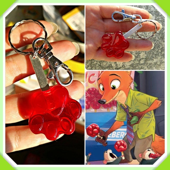 ズートピアのニック・ワイルドのアイスキャンディーを樹脂で再現した