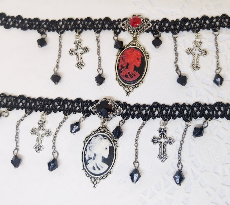 12 Collane Tatuaggio Elasticizzate - Girocollo Gotico Anni 90 - Foto 9