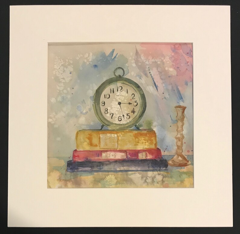 Alarm Clock painting vintage clock vintage still life with Etsy Nederland
