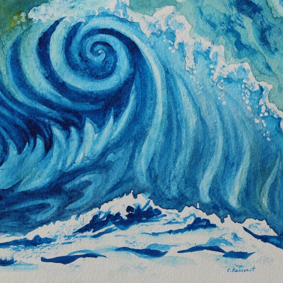 Tsunami painting 2024