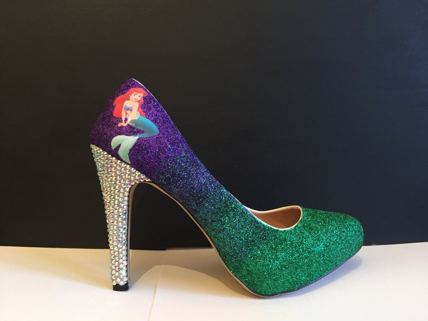 The Little Mermaid inspired high heels Etsy