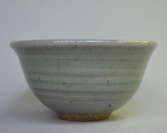Wheel Thrown Very Small Bowl, of Stoneware Clay, Fired with Gas in a Reducing Atmosphere for Handmade  Glaze