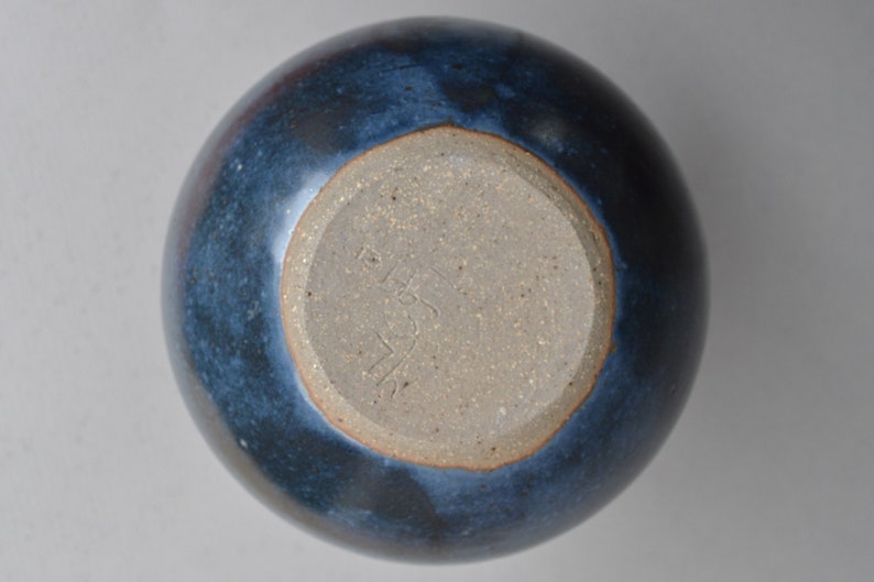 Wheel Thrown Stoneware Pottery Vase Reduction Fired With Satin Matte ...