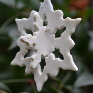  Porcelain Ceramic Snowflake Ornaments - Pack of 12 Blank Glazed  White Ceramic Snowflake Ornaments Ready to Decorate Paint and Personalize  by Factory Direct Craft : Arts, Crafts & Sewing