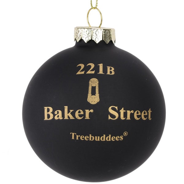 Tree Buddees 221B Baker Street Sherlock Holmes Christmas Ornament