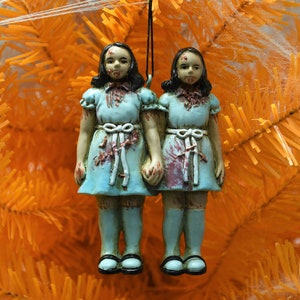 Tree Buddees Creepy Twins Halloween / Christmas Ornaments