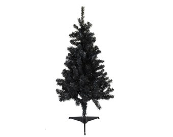 Tree Buddees Black Halloween / Christmas Tree 4 Feet Tall Decoration